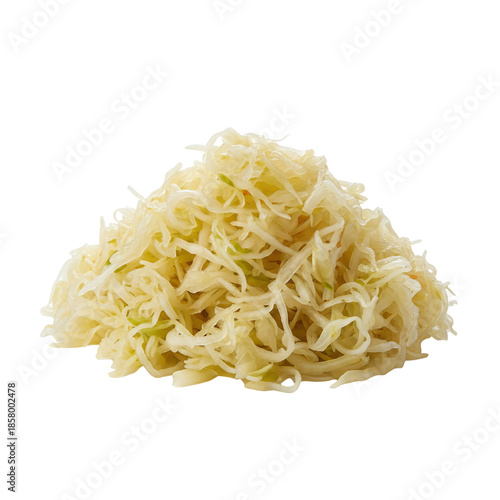 Heap of fresh fermented sauerkraut cabbage