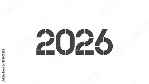 The year 2026 in bold font.