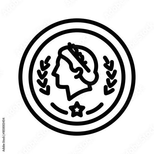 Innovative Science and Technology Badge Illustration for Educational Content