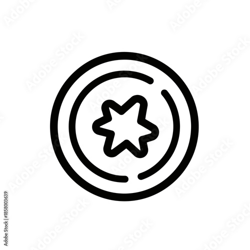 Minimalist Coin Illustration for Financial and Business Themes
