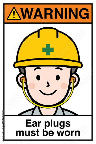 Safety Sign Danger Ear Plugs ...