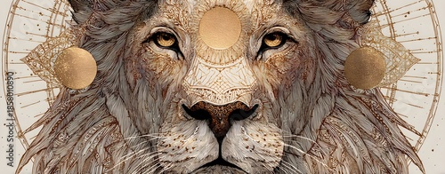 A wild feline predator with a big mane and intense eyes sits as a majestic king in a wooden box nest against a rustic background for a nature safari portrait

Would you like me to generate an image ba