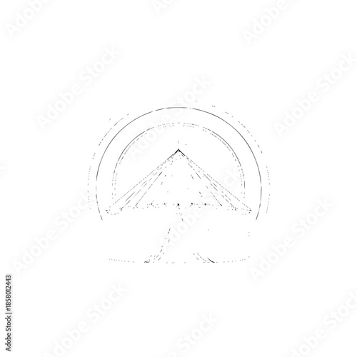 Abstract minimalist dark void with ample copy space, a conceptual backdrop