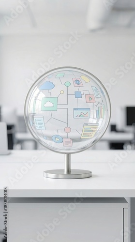 media globe with globe, celebrity, jazz, stressed, diagram, mane, media globe