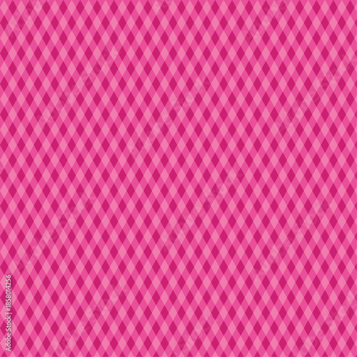 ピンクのダイヤチェック柄パターン背景