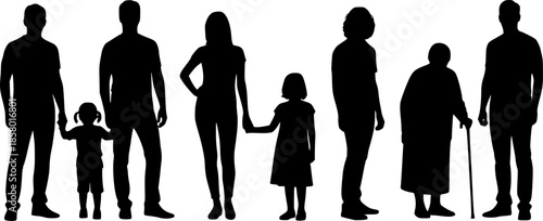 person standing silhouette illustration
