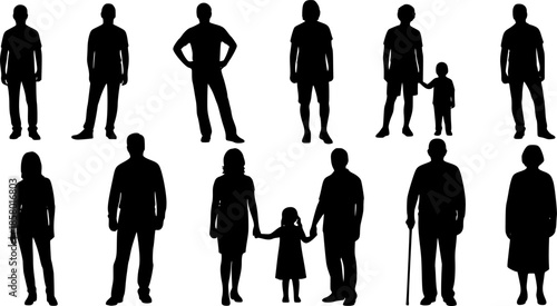 person standing silhouette illustration
