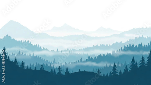 Serene mountain landscape