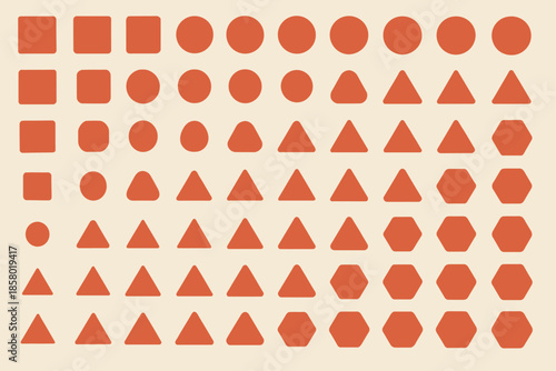 Geometric Shape Switching Patterns