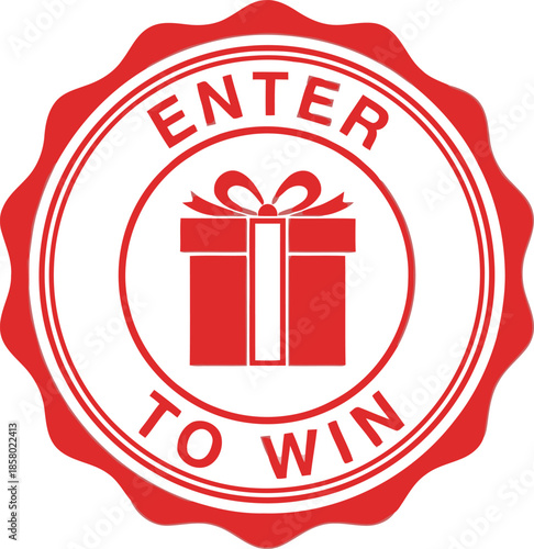 Enter to Win: Exciting Giveaway Promotional Badge