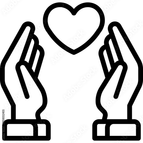 health insurance line icon. Clean and minimalist vector icon for websites, mobile apps, presentations, and logos. Fully scalable and customizable for any project.