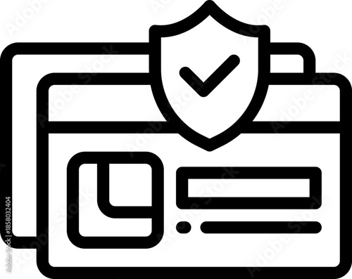 payment line icon. Clean and minimalist vector icon for websites, mobile apps, presentations, and logos. Fully scalable and customizable for any project.