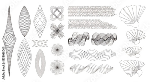 A collection of meticulously crafted vector graphics showcasing abstract geometric shapes and patterns, perfect for adding a modern and artistic touch to designs.