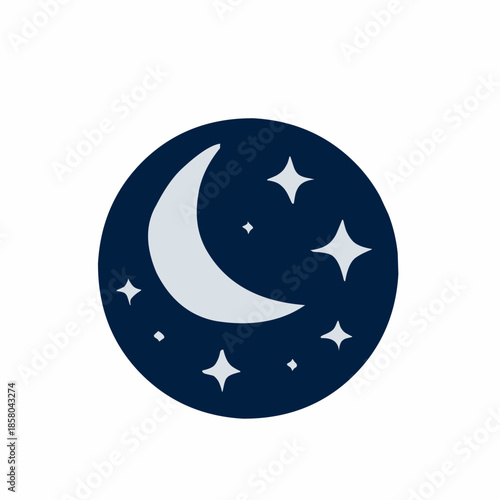 Moon Night Icon for Earth Hour
