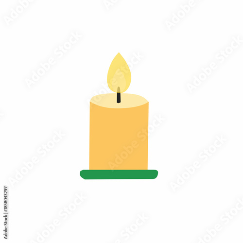 2D Animated Candle for Earth Hour Power Off