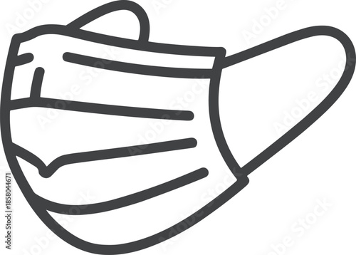 Medical Face Mask Icon For Protection And Health medical mask surgical mask