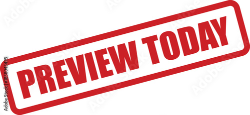 Red textured rectangular rubber stamp indicating content available for immediate viewing or current day access