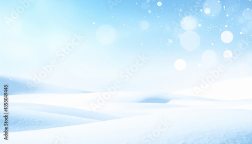 Fondo Minimalista de Invierno con Degradado Azul y Espacio para Texto, Generated image