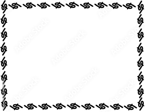 Minimalist Black Silhouette of a Standing Cat on White Background