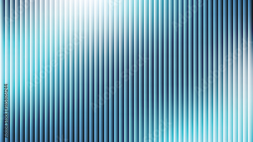 Glass ripple texture with dark gradient background and lilac light streaks. Futuristic distortion, moody abstract glow, reeded vertical blur. Vector illustration. EPS
