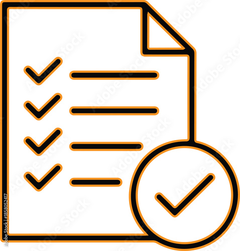 Completed checklist document