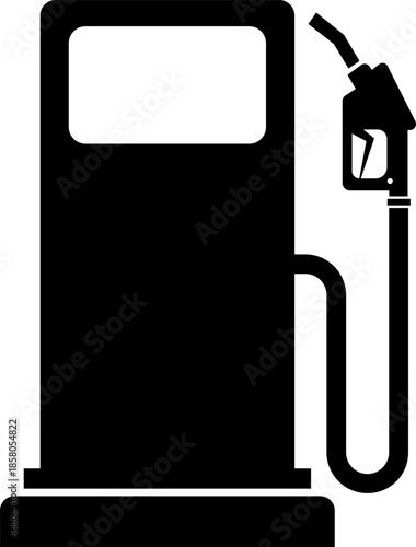 Gas pump at fuel station