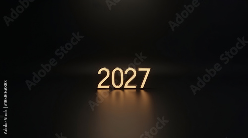 Quiet Luxury New Year 2027 Minimal Gold Design