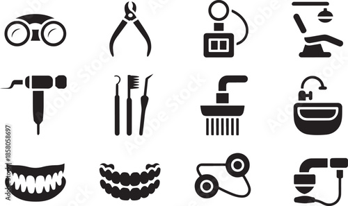 Essential Dental Instruments and Oral Care Tools Collection