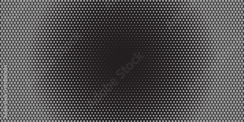 Horizontal halftone with grey rhombus pattern background. Vector Illustration. modern