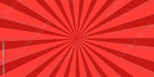 Simple Concentration Line Background Clip Arts Red