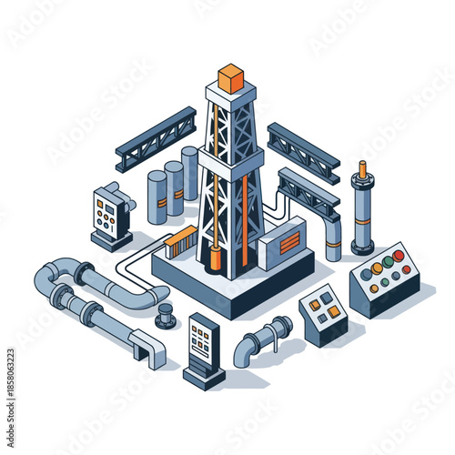 Industrial Equipment and Machinery Components Assembly.