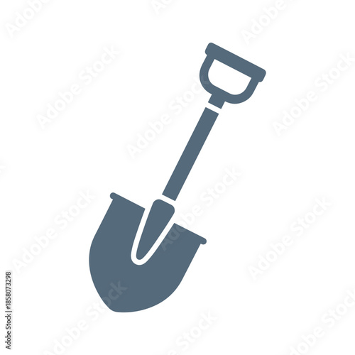 Simple garden shovel Vector