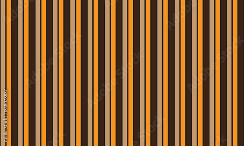 Vibrant vertical stripes in orange, black, and beige create a dynamic, modern pattern. Perfect for backgrounds, textiles 