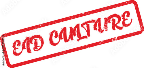 Eid Culture Grungy Red Stamp Highlighting Rich Traditions and Global Islamic Heritage