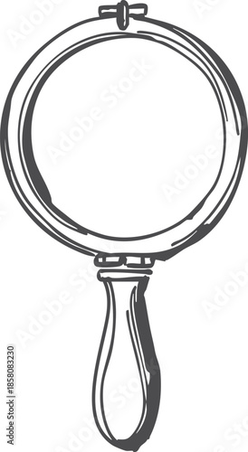 Handheld mesh strainer