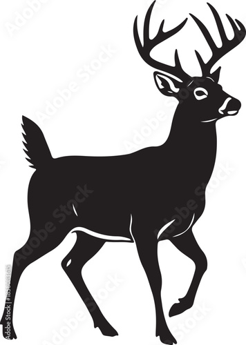 Whitetail Deer Silhouette
