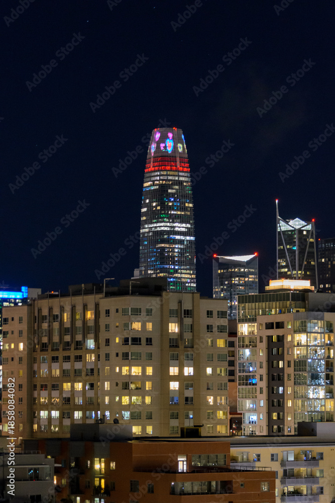 Naklejka premium Downtown San Francisco