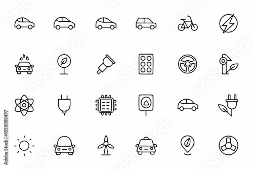 eco-friendly and future transportation solutions. Perfect for sustainability projects