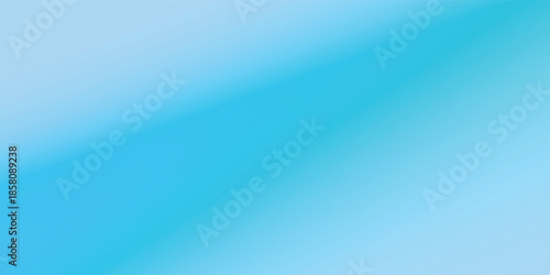 A smooth diagonal gradient transitioning from light blue to vibrant turquoise, creating a calming and modern abstract background.