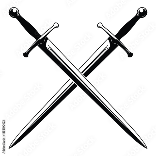 two crossed swords