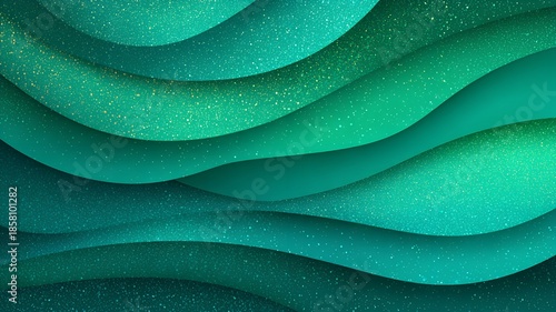 Abstract festive glitter shiny background, wavy, copy space, horizontal banner