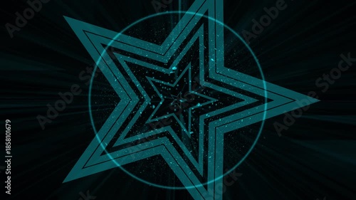 Countdown CG movie from 60 seconds to zero behind motiongraphics