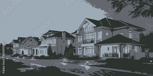 Diversified Real Estate Investment Strategy Illustration Showing Various Property Types