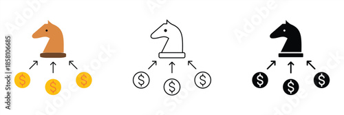 Dynamic visual concept illustrating strategic financial planning, astute investment management, and the pathway to business growth and successful monetary outcomes