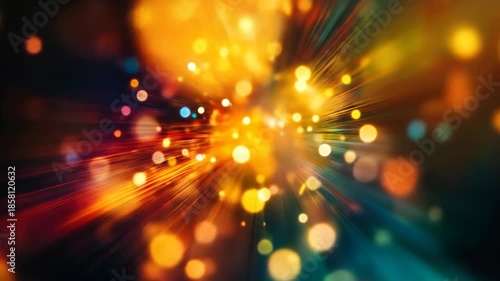 Abstract light burst with vibrant colors for creative backgrounds