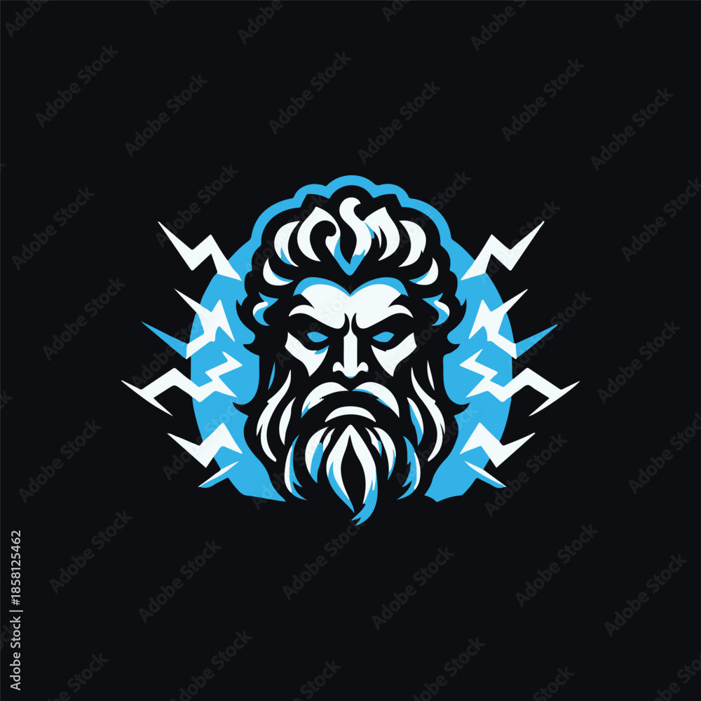 Obraz premium Rage of Zeus Logo