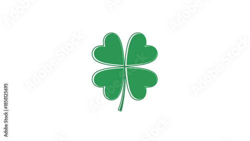 Four-leaf clover illustration on a white background.
