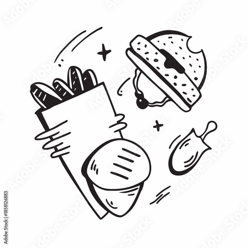 Delightful sandwich selection