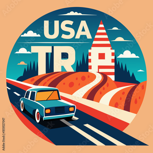 Classic car road trip