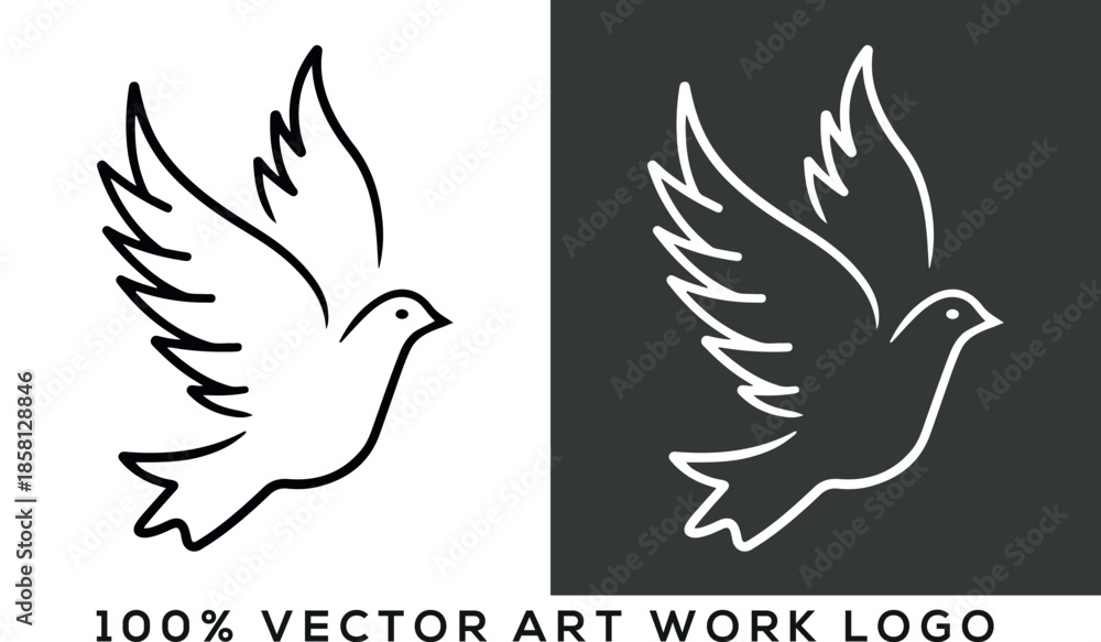 Obraz premium Vector Art Work Print Logo Template 